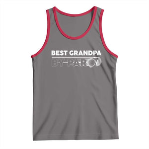 Golf Grandpa Tank Top Best Grandpa By Par Golfing Golfer Funny Fathers Day Gifts TS10 Deep Heather Red Print Your Wear