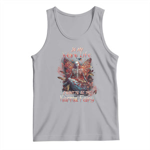 Gothic Skeleton Fairy Tank Top In My Next Life I Want To Be The Karma Fairy Butterfly Aesthetic TS02 Athletic Heather Print Your Wear