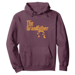 Grandfather Hoodie Funny Grandpa Fathers Day TS10 Maroon Print Your Wear