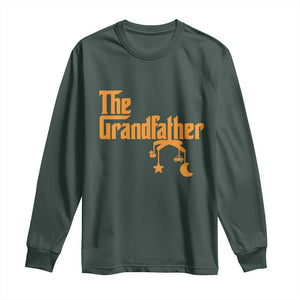 Grandfather Long Sleeve Shirt Funny Grandpa Fathers Day TS10 Dark Forest Green Print Your Wear