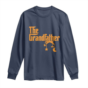 Grandfather Long Sleeve Shirt Funny Grandpa Fathers Day TS10 Navy Print Your Wear