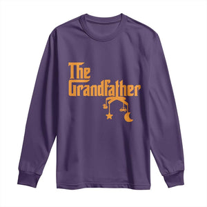 Grandfather Long Sleeve Shirt Funny Grandpa Fathers Day TS10 Purple Print Your Wear