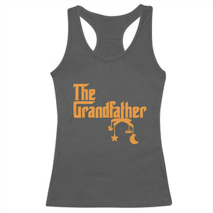 Grandfather Racerback Tank Top Funny Grandpa Fathers Day TS10 Dark Heather Print Your Wear