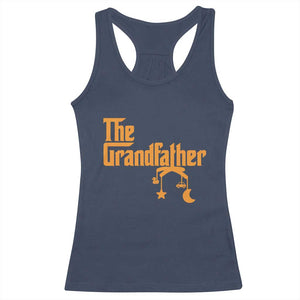 Grandfather Racerback Tank Top Funny Grandpa Fathers Day TS10 Navy Print Your Wear