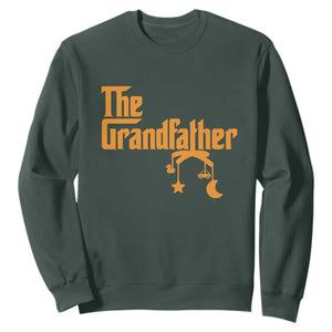 Grandfather Sweatshirt Funny Grandpa Fathers Day TS10 Dark Forest Green Print Your Wear