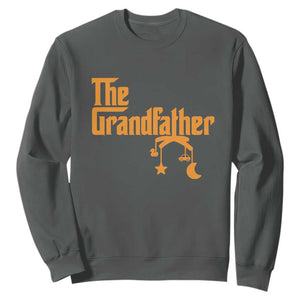 Grandfather Sweatshirt Funny Grandpa Fathers Day TS10 Dark Heather Print Your Wear