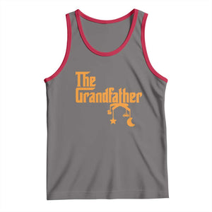 Grandfather Tank Top Funny Grandpa Fathers Day TS10 Deep Heather Red Print Your Wear