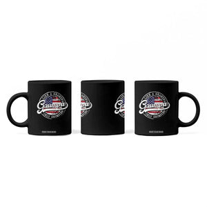 Grumpa Like Regular Grandpa Only Grumpier Coffee Mug Funny Grandfather Grandpa American Flag TS10 Print Your Wear