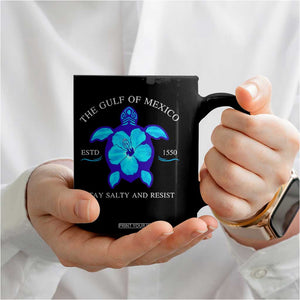 Gulf of Mexico Coffee Mug Texas Alabama Florida Beach Turtle Hibiscus TS10 Print Your Wear