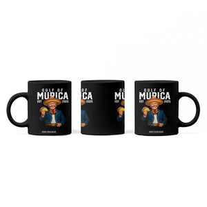 Gulf of Murica Est. 2025 Coffee Mug Funny Trump Sombrero Taco Parody TS02 Print Your Wear