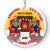 Personalized Jeep Christmas Ornaments Fireplace Annoying Each Other Circle Ceramic CTM Ornament Custom - Printyourwear
