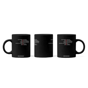 Hamilton Eliza Jefferson Angelica & Burr Names Coffee Mug TS10 Print Your Wear