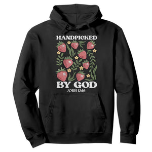 Handpicked By God Hoodie Religious Christian Bible Verse Strawberries TS11 Black Print Your Wear