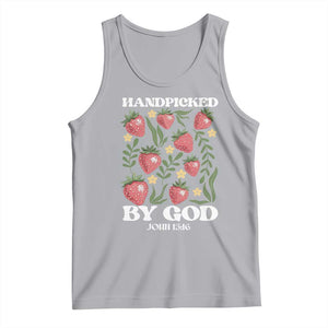 Handpicked By God Tank Top Religious Christian Bible Verse Strawberries TS11 Athletic Heather Print Your Wear
