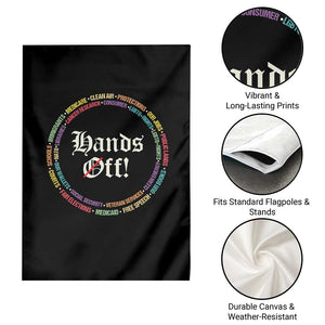 Hands Off Garden Flag Human Rights Social Security And Medicare Protest TS10 Print Your Wear