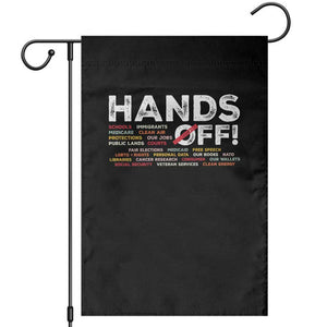 Hands Off Garden Flag Social Security And Medicare Protest TS10 Black Print Your Wear