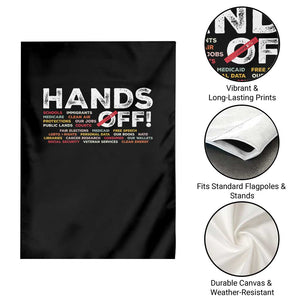 Hands Off Garden Flag Social Security And Medicare Protest TS10 Print Your Wear