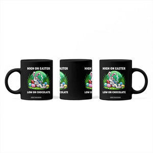 Happy 420 Easter Coffee Mug Funny Bunny Marijuana Cannabis Weed TS02 Print Your Wear