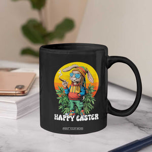Happy 420 Easter Coffee Mug Funny Bunny Smoking Weed TS02 Print Your Wear