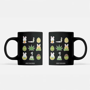 Happy 420 Easter Coffee Mug TS02 Black Print Your Wear
