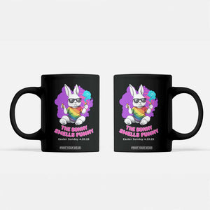 Happy 420 Easter Coffee Mug The Bunny Smells Funny TS02 Black Print Your Wear