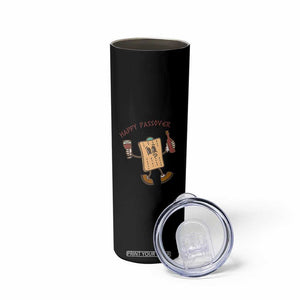 Happy Passover Matzah Drinking Skinny Tumbler Wine and Matzo Matzatarian Funny Pesach Jewish TS02 Print Your Wear