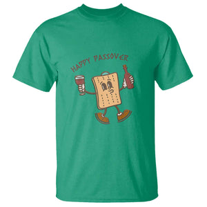 Happy Passover Matzah Drinking T Shirt Wine and Matzo Matzatarian Funny Pesach Jewish TS02 Irish Green Print Your Wear