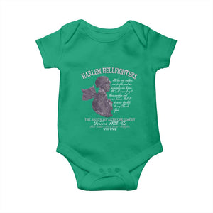Harlem Hellfighters Tribute Baby Onesie 369th Infantry Regiment Military Soldiers Vintage TS02 Irish Green Print Your Wear