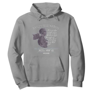 Harlem Hellfighters Tribute Hoodie 369th Infantry Regiment Military Soldiers Vintage TS02 Sport Gray Print Your Wear