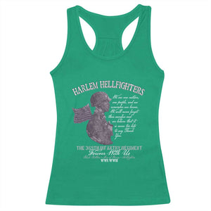 Harlem Hellfighters Tribute Racerback Tank Top 369th Infantry Regiment Military Soldiers Vintage TS02 Irish Green Print Your Wear