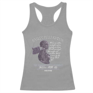 Harlem Hellfighters Tribute Racerback Tank Top 369th Infantry Regiment Military Soldiers Vintage TS02 Sport Gray Print Your Wear