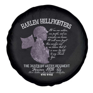Harlem Hellfighters Tribute Spare Tire Cover 369th Infantry Regiment Military Soldiers Vintage TS02 Print Your Wear