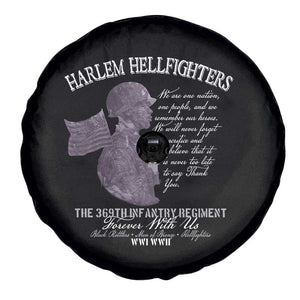 Harlem Hellfighters Tribute Spare Tire Cover 369th Infantry Regiment Military Soldiers Vintage TS02 Print Your Wear