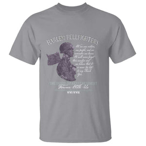 Harlem Hellfighters Tribute T Shirt 369th Infantry Regiment Military Soldiers Vintage TS02 Sport Gray Print Your Wear