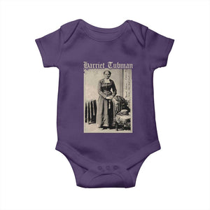 Harriet Tubman Baby Onesie Juneteenth Black History Freedom TS10 Purple Print Your Wear
