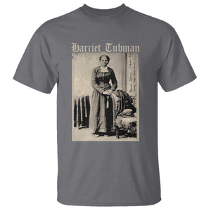 Harriet Tubman T Shirt Juneteenth Black History Freedom TS10 Charcoal Print Your Wear