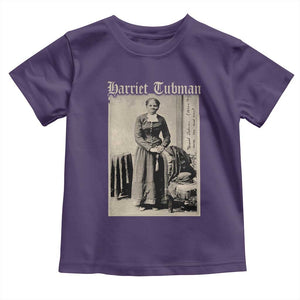 Harriet Tubman Toddler T Shirt Juneteenth Black History Freedom TS10 Purple Print Your Wear