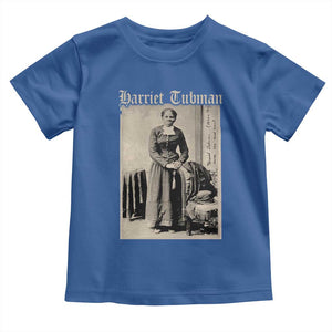 Harriet Tubman Toddler T Shirt Juneteenth Black History Freedom TS10 Royal Blue Print Your Wear