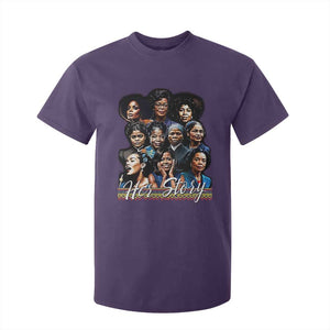 HerStory Tribute T Shirt For Kid Celebrating Legendary Black Women of History and Power TS02 Purple Print Your Wear