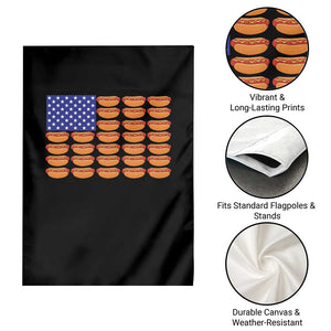 Hot Dog American Flag Garden Flag Funny 4th Of July Patriotic Summer BBQ TS10 Print Your Wear