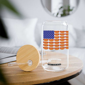 Hot Dog American Flag Glass Can Funny 4th Of July Patriotic Summer BBQ TS10 Print Your Wear