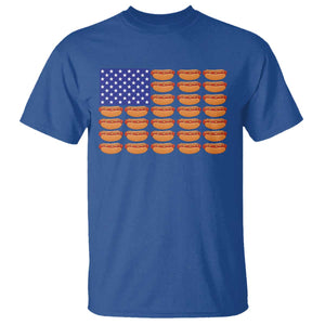 Hot Dog American Flag T Shirt Funny 4th Of July Patriotic Summer BBQ TS10 Royal Blue Print Your Wear