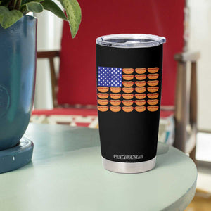 Hot Dog American Flag Tumbler Cup Funny 4th Of July Patriotic Summer BBQ TS10 Print Your Wear