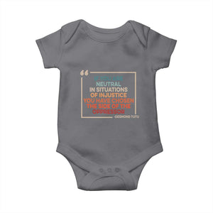Human Rights Baby Onesie Feminist Equal Rights Social Justice TS10 Charcoal Print Your Wear