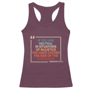Human Rights Racerback Tank Top Feminist Equal Rights Social Justice TS10 Maroon Print Your Wear