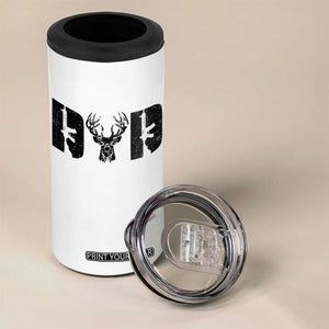 Hunting Dad 4 in 1 Can Cooler Tumbler Fathers Day Gun Lovers Hunter Dad TS10 Print Your Wear