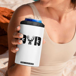 Hunting Dad 4 in 1 Can Cooler Tumbler Fathers Day Gun Lovers Hunter Dad TS10 Print Your Wear