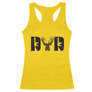Hunting Dad Racerback Tank Top Fathers Day Gun Lovers Hunter Dad TS10 Daisy Print Your Wear