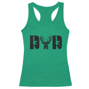 Hunting Dad Racerback Tank Top Fathers Day Gun Lovers Hunter Dad TS10 Irish Green Print Your Wear