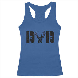 Hunting Dad Racerback Tank Top Fathers Day Gun Lovers Hunter Dad TS10 Royal Blue Print Your Wear